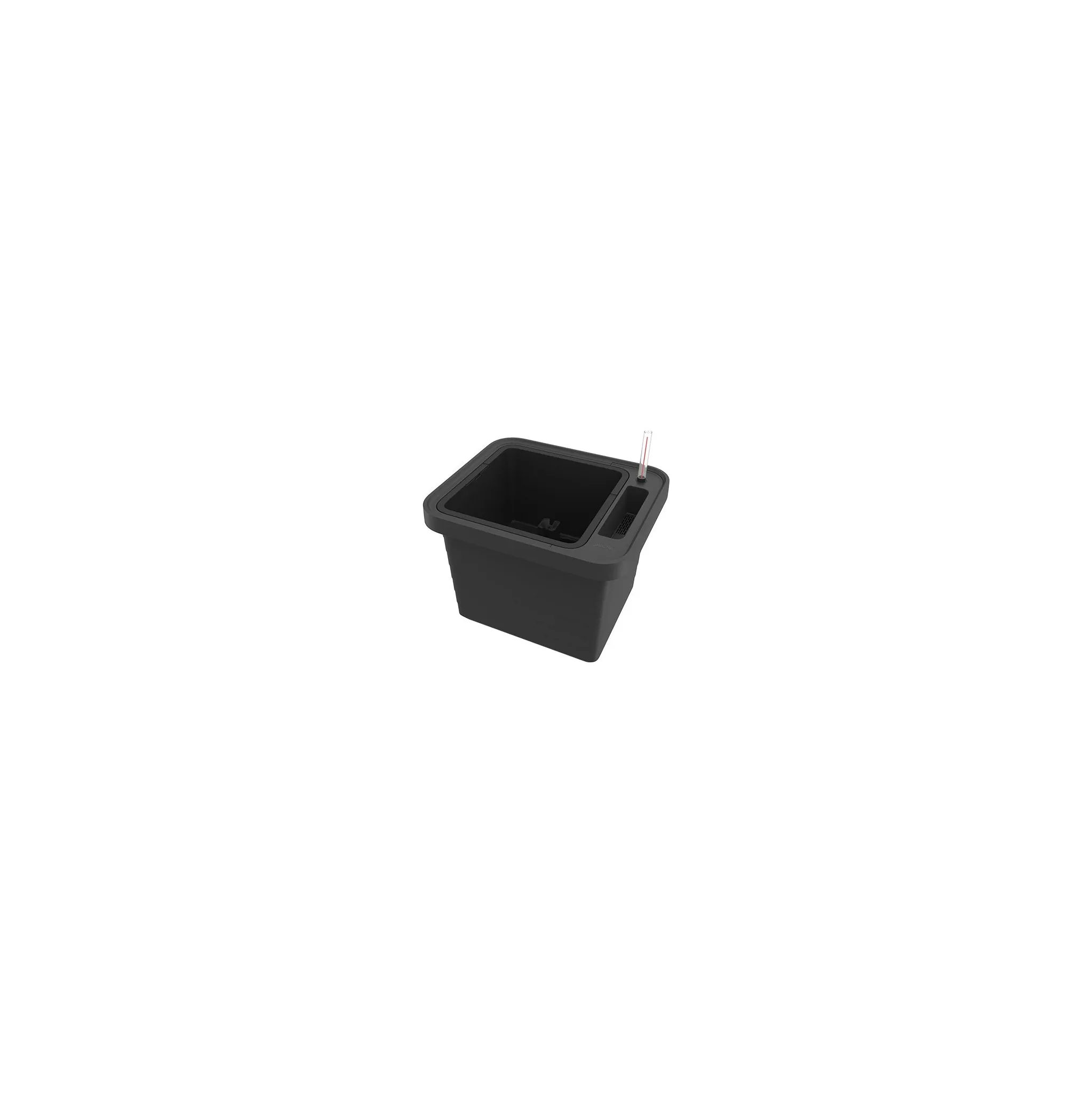 Fotografie 1 - Truhlík Plastia Berberis Uno 40 x 40 x 35 cm čokoládový