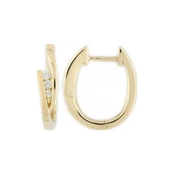 Prsten Diamantové náušnice, žluté zlato brilianty (3830220-1-0-99)