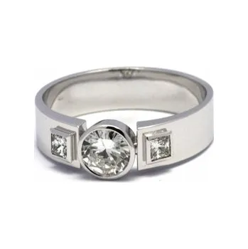 Prsten Pánský diamantový luxusní mohutný prsten 585/7,52 gr J-20950-12 (J-20950-12)