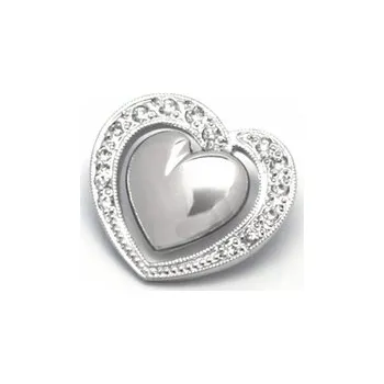 Prsten Diamantový zlatý přívěsek s diamanty SRDÍČKO 585/1,79 gr J-21373-12 (J-21373-12)