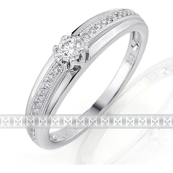 Prsten Klenoty Budín Luxusní diamantový prsten posázený mnoha diamanty (27ks) 3861769-0-57-99 (Klenoty Budín Luxusní diamantový prsten posázený mnoha diamanty (27ks) 3861769-0-57-99)