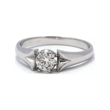 Prsten Mohutný zásnubní prsten s přírodním diamantem 585/2,39 gr J-21259-12 (J-21259-12)