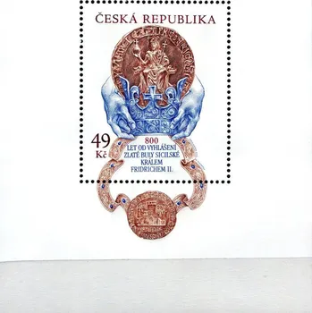 Poštovní známka Česká pošta (2012) A 741 ** - Česká republika - 800 let vyhlášení Zlaté buly sicilské