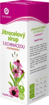 Přírodní produkt Galmed Sirup jitrocelový s echinaceou a vitaminem C 325 g