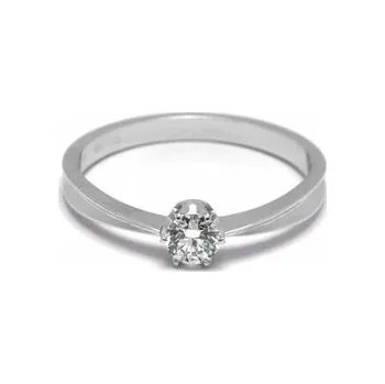 Prsten Zásnubní diamantový prsten s přírodním diamantem 585/1,69 gr J-21620-12 (21620-12)