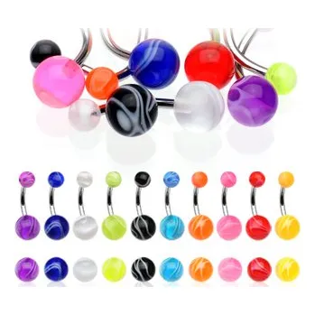 Piercing Piercing do pupíku z chirurgické oceli NW1 (Piercing do pupíku NW1)