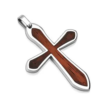 Přívěsek Přívěsek z chirurgické oceli SSP-6991-BRW (Přívěsek z chirurgické oceli SSP-6991-BRW)