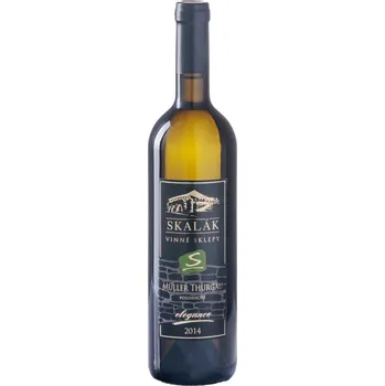 Víno Vinné sklepy Skalák Müller Thurgau 2014 zemské 0,75 L polosuché bílé víno