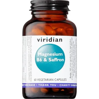 Viridian Magnesium B6 & Saffron 60 kapslí
