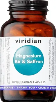 Viridian Magnesium B6 & Saffron 60 kapslí