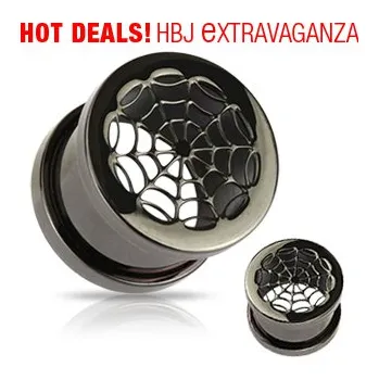 Piercing Tunel z chirurgické oceli E-PTSCR08 (Tunel z chirurgické oceli E-PTSCR08)