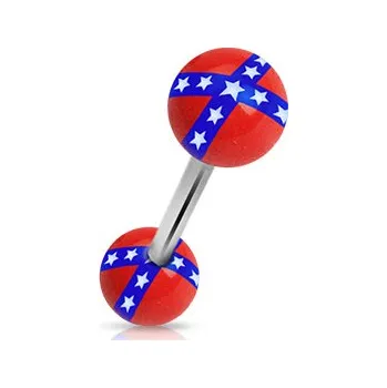 Piercing Piercing do jazyka z chirurgické oceli BARB (Piercing do jazyka BARB)