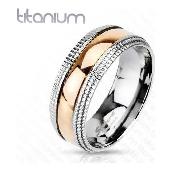 Prsten Titanový prsten R-TM-3229