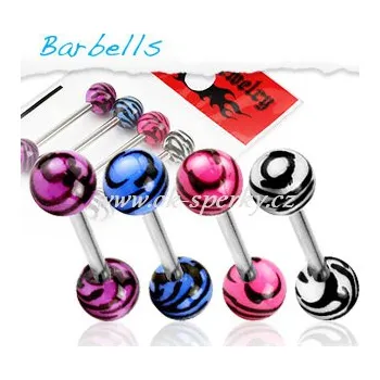 Piercing Piercing do jazyka z chirurgické oceli VB-007 (Piercing do jazyka VB-007)