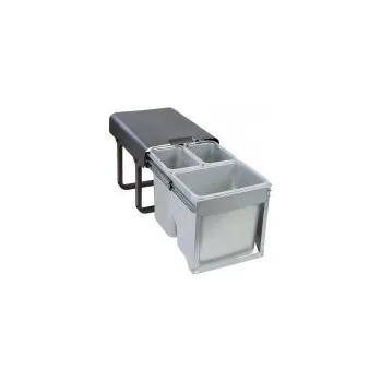 Odpadkový koš Ekotech Ekko Front 40 2x 8 l + 1x 16 l