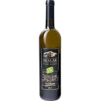 Víno Vinné sklepy Skalák Sauvignon 2011 výběr z hroznů 0,75 L polosladké bílé víno