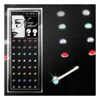 Piercing Piercing nosovka chirurgická ocel s kamínkem PK-NOSB-1M (Piercing nosovka PK-NOSB-1M)