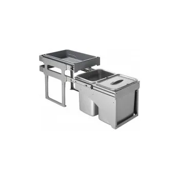 Odpadkový koš Ekotech Tank Front 40 2x 8 l + 1x 16 l