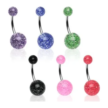 Piercing Piercing do pupíku z chirurgické oceli NL2-1410 (Piercing do pupíku NL2-1410)