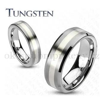 Prsten Snubní prsteny z wolframu R-TU-203