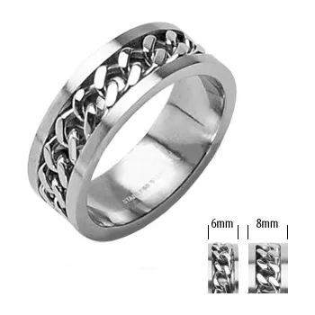 Prsten Snubní prsteny z chirurgické oceli R-H0260