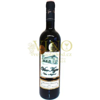 Víno Vinné sklepy Skalák Cabernet Moravia 2007 pozdní sběr BARRIQUE 0,75 L suché červené víno