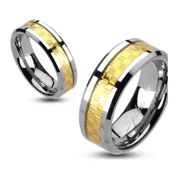 Prsten Snubní prsteny z wolframu R-TUF-325