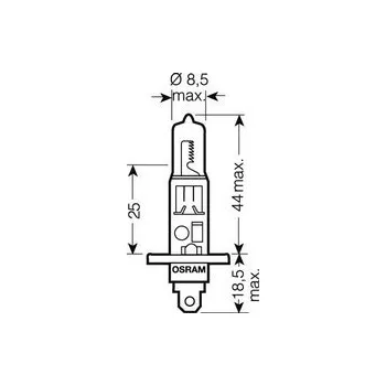 Autodoplněk OSRAM 24V H1 70W standard (1ks) (OS64155)
