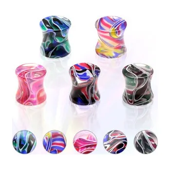 Piercing Plug do ucha z akrylátu PA0444 (Plug do ucha z akrylátu PA0444)