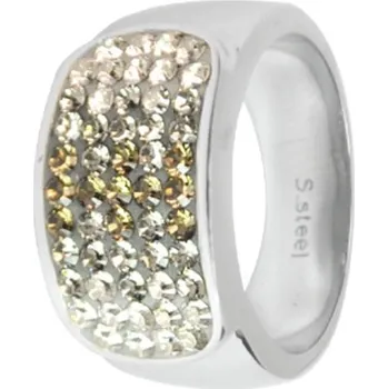 Prsten Prsten Swarovski RSSW11CZ (Ocelový prsten Swarovski crystals RSSW11-CZ)