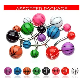 Piercing Piercing do pupíku z chirurgické oceli NBSK-X (Piercing do pupíku NBSK-X)