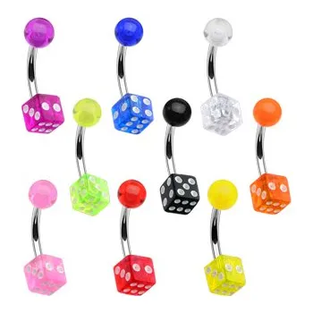 Piercing Piercing do pupíku z chirurgické oceli NA09 (Piercing do pupíku NA09)