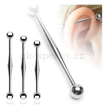Piercing Piercing do ucha z chirurgické oceli BSP3 (Piercing do ucha BSP3)