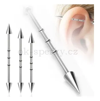 Piercing Piercing do ucha z chirurgické oceli BSP42 (Piercing do ucha BSP42)