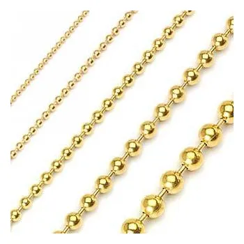 Řetízek Řetízek z chirurgické oceli SSN008GD (Řetízek z chirurgické oceli SSN008GD)