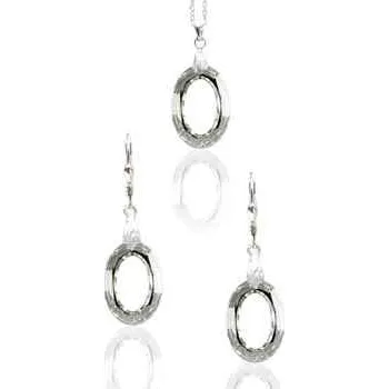 Souprava šperků Souprava Silver Shade Crystal 18 (Made with Swarovski® Elements)