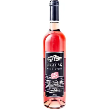 Víno Vinné sklepy Skalák Frankovka rosé 2012 výběr z hroznů 0,75 L polosuché růžové víno