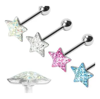 Piercing Piercing do jazyka z chirurgické oceli BS18S