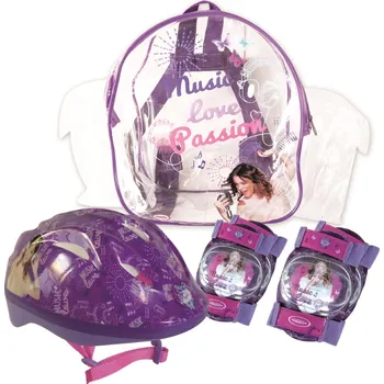 Worker Violetta - helma + chrániče kolen a loktů