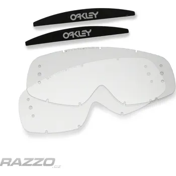 Motocyklové brýle Čiré sklo a lišta pro převíjení Oakley XS OFrame Roll Off Lens Kit