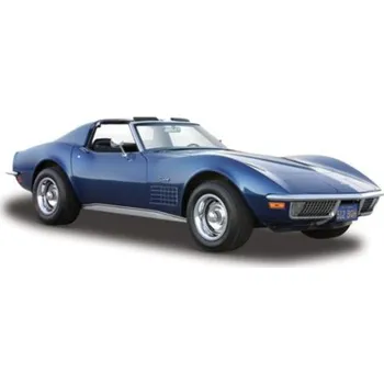 autíčko Maisto Chevrolet Corvette 1970 1:24 modrá