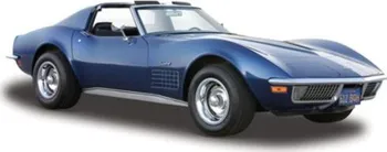 autíčko Maisto Chevrolet Corvette 1970 1:24 modrá