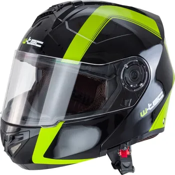 Helma na motorku W-Tec V270 černá/zelená