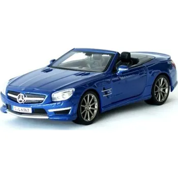 autíčko Maisto Mercedes Benz SL AMG 63 Convertible modrý 1 : 24