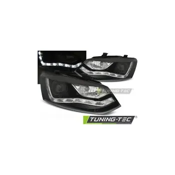 Přední světlomet Přední světla VW Polo 6R 09-14, LED, černé black SLEVA 15%