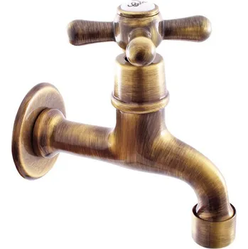 Vodovodní baterie RAV-SLEZÁK RAV-Slezák Vodovodní baterie umyvadlová na jednu vodu Morava Stará Mosaz MK193SM Stará mosaz č. 4