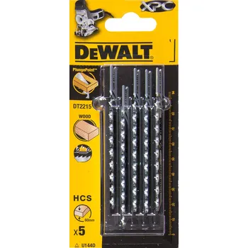 DT2215 DeWALT pilový plátek XPC 94 mm na dřevo 5 ks (z oceli s vysokým obsahem uhlíku (HCS))
