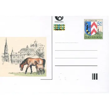 Poštovní známka Česká pošta (2001) CDV 62 ** - 700 let města Vítkova