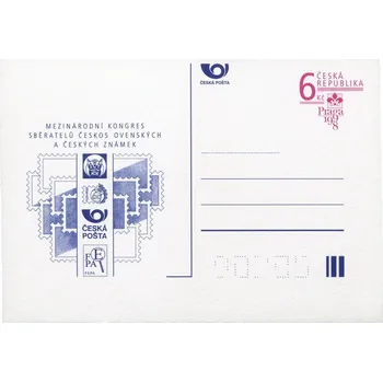 Poštovní známka Česká pošta (1998) CDV 35 ** - Mezinárodní kongres sběratelů