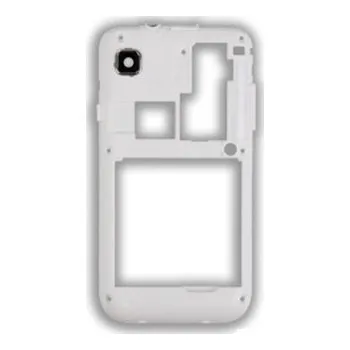 Náhradní kryt pro mobilní telefon Samsung i9000 Galaxy S střední kryt bílý